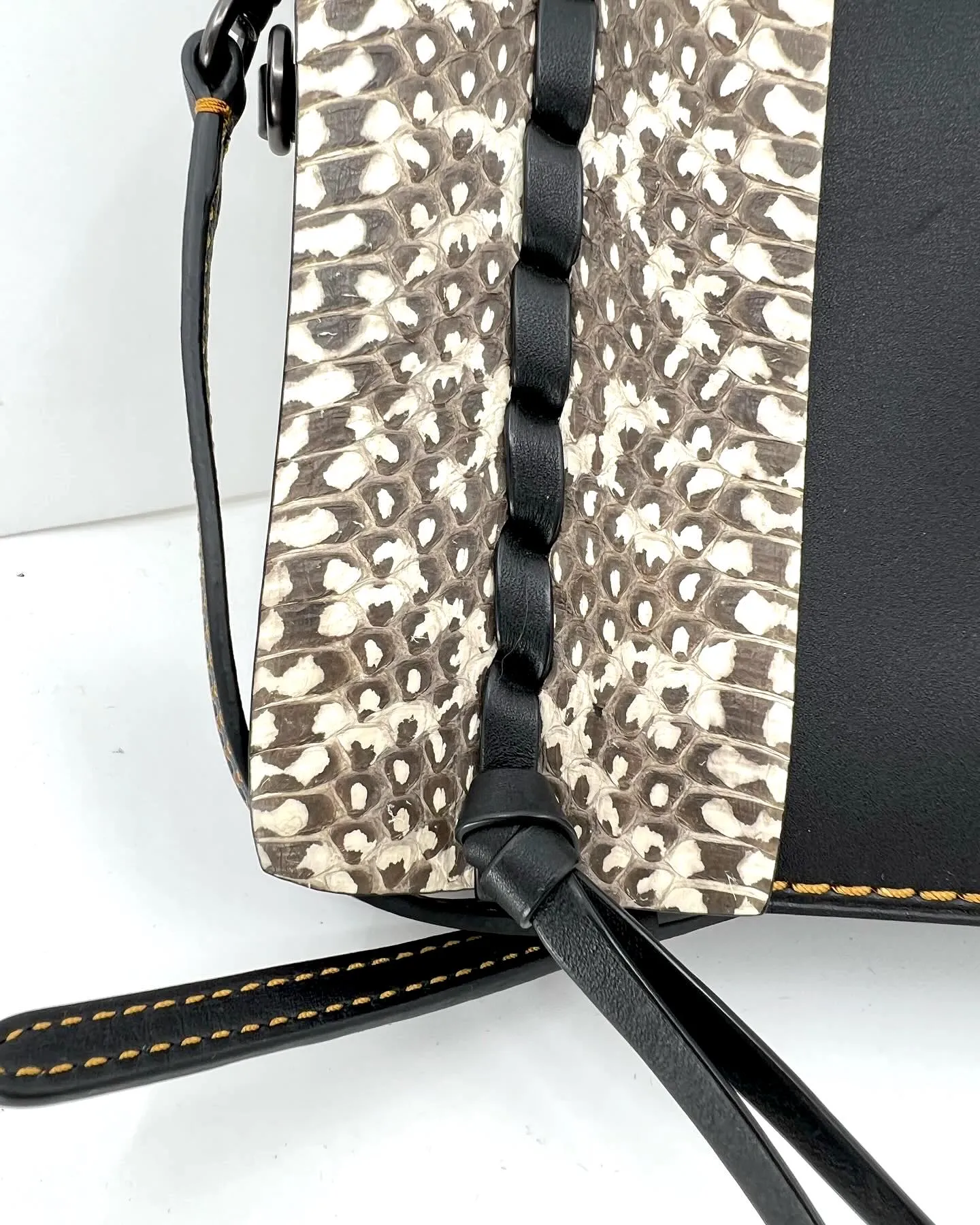 COACH DINKY WHIPSTITCH SNAKESKIN 1941 LIMITED EDITION CROSSBODY BAG
