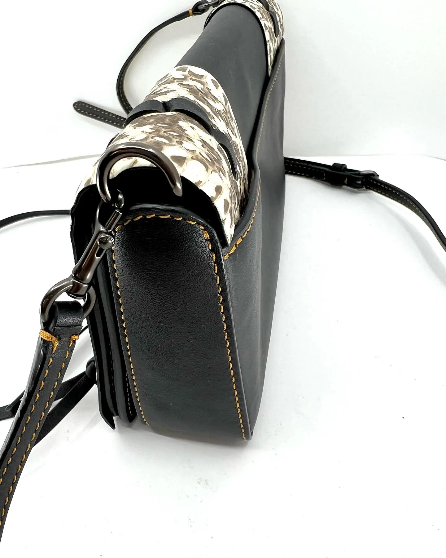 COACH DINKY WHIPSTITCH SNAKESKIN 1941 LIMITED EDITION CROSSBODY BAG