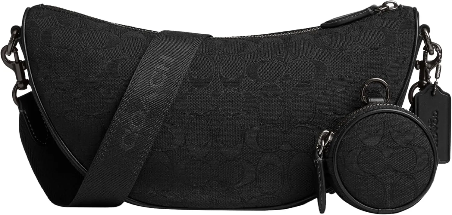 Coach Hall Soft Sling Bag 45 in Signature Jacquard