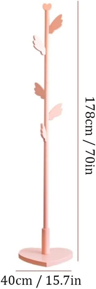 Coat Rack Stand Creative Floor Coat Rack Home Living Room Bedroom Corridor Decorative Coat Rack Suitable for Hats, Handbags, Jackets Floor Standing Coat Rack(C)