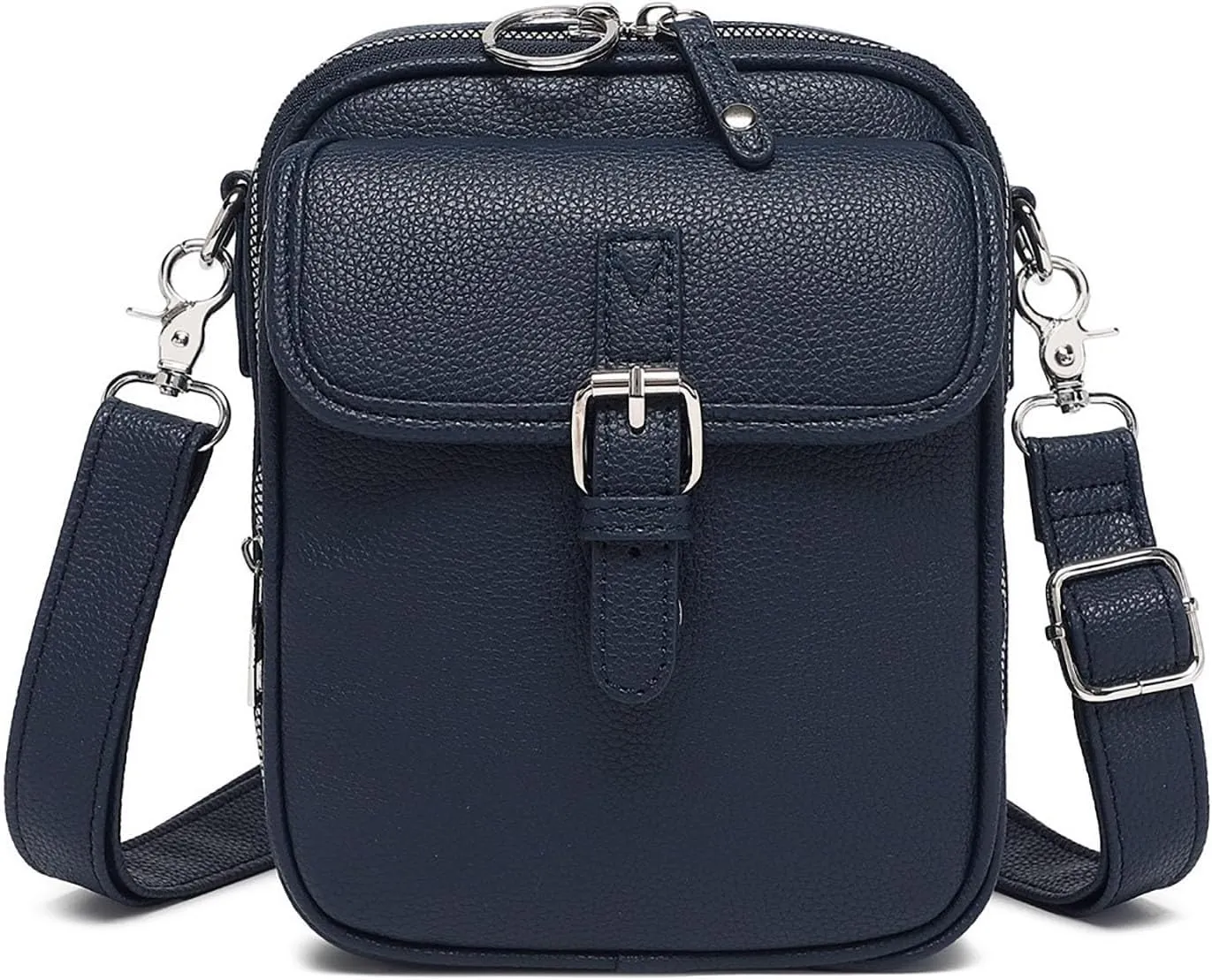 Collaborate Crossbody Leather Bag, Collaboraten1 Anti Theft Leather Bag, Mini Cell Phone Pouch with Card Slots
