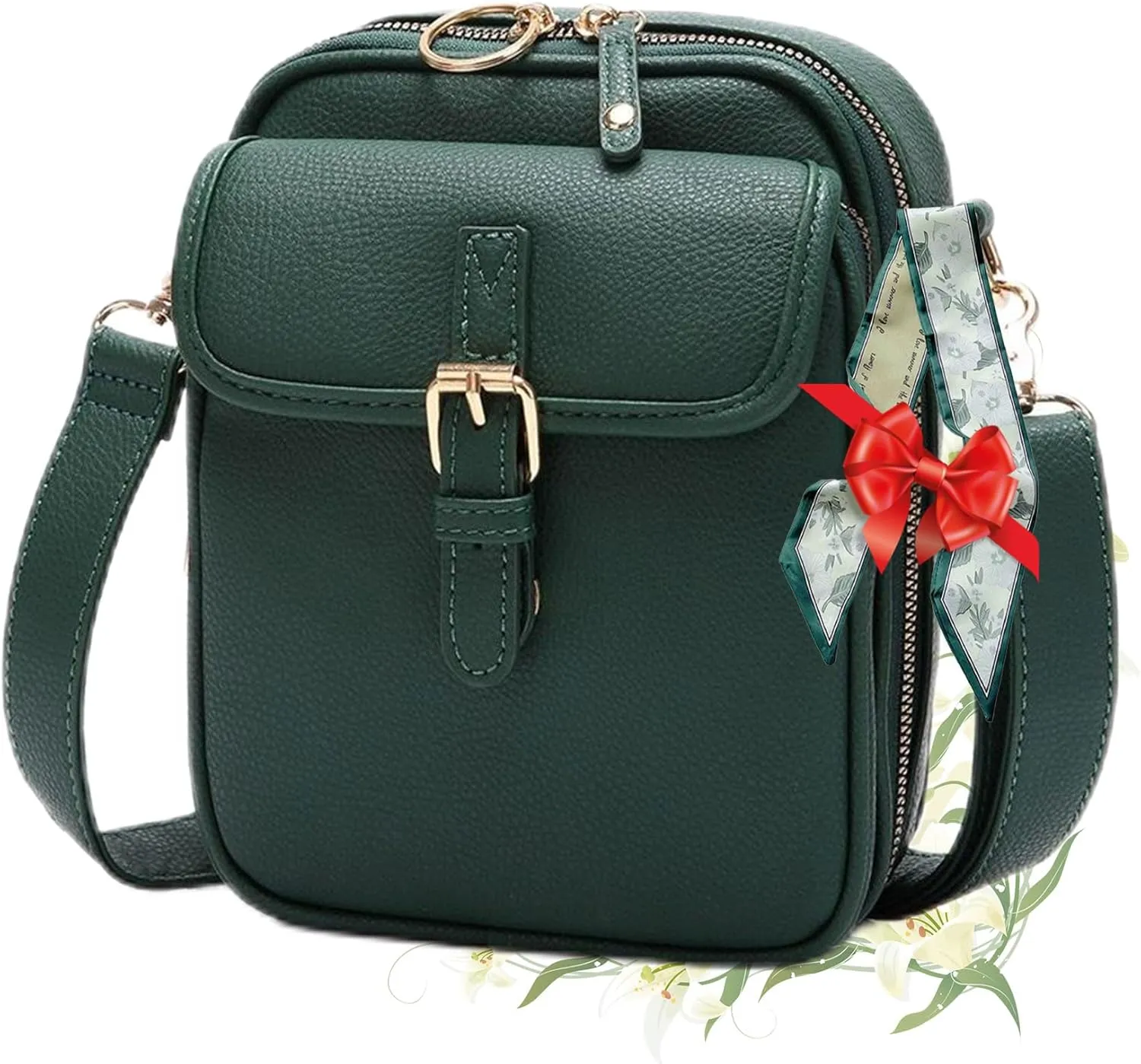 Collaboraten1 Crossbody Leather Bag, Urvash Crossbody Leather Anti Theft Bag for Women Travel