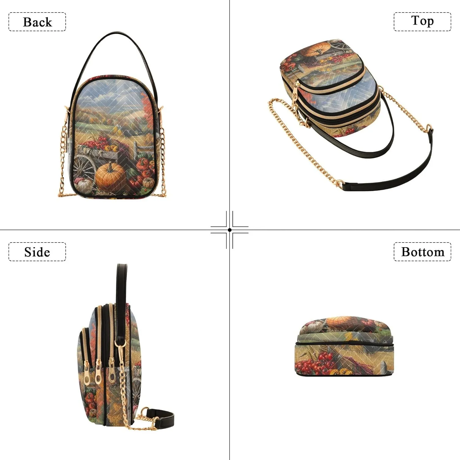 Colorful Small Shoulder Bags for Women Crossbody Chain Crossbody Bag
