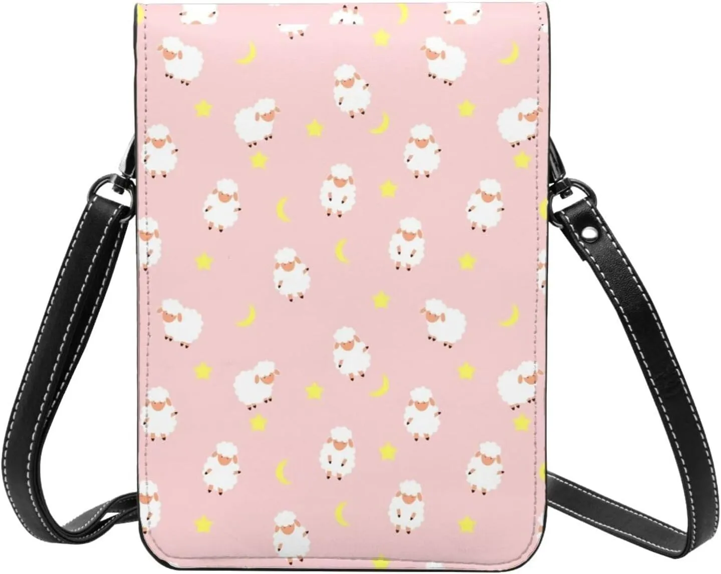 Colorful Watercolor Floral Cell Phone Purse Small Crossbody Bags For Women Men Wallet Purses With Adjustable Strap