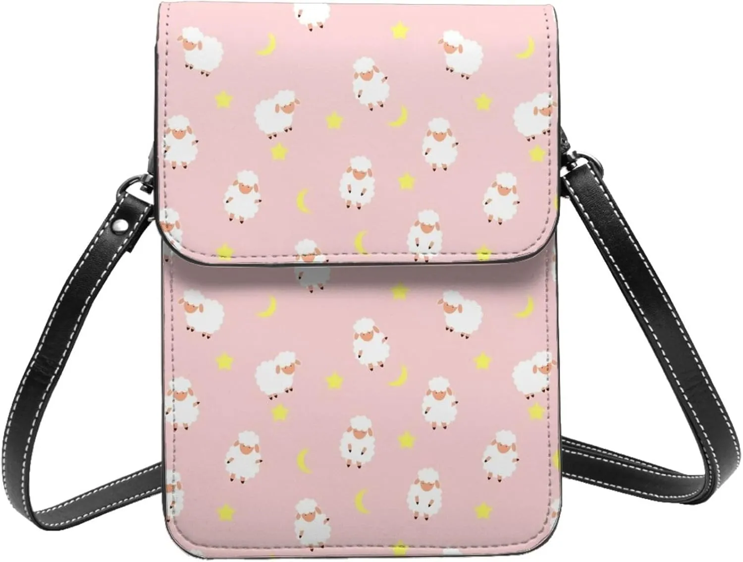Colorful Watercolor Floral Cell Phone Purse Small Crossbody Bags For Women Men Wallet Purses With Adjustable Strap