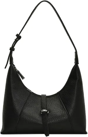 Crescent Shoulder Bag for Women Casual Pu Leather Crossbody Purse Trendy Adjustable Straps 2025