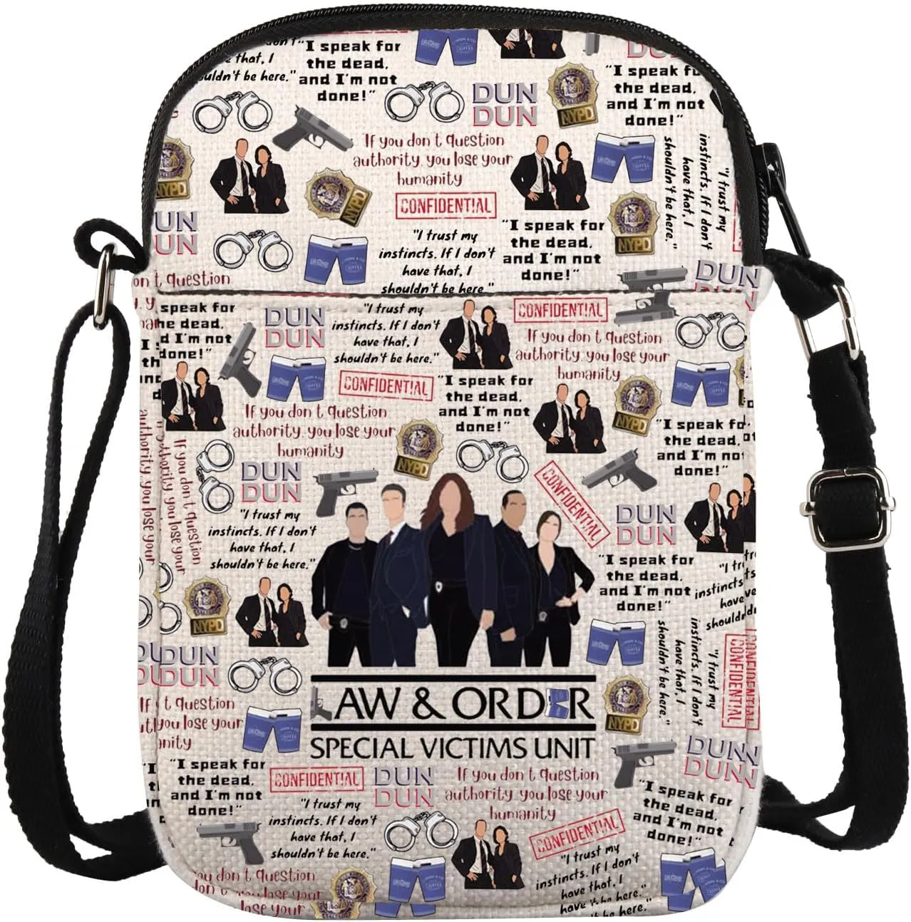 Crime Show Crossbody Bag TV Show Inspired Gift TV Series Fans Gift Detective Lover Gift