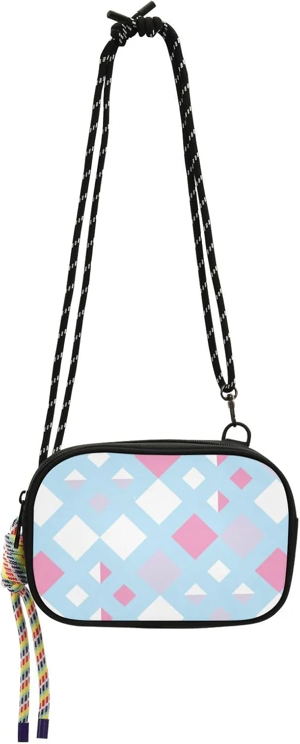 Crossbody Bag Bling Porcelain Pattern Cell Phone Purse Wallet with Credit Card Slots Multicolor Handbag with Adjustable Strap Fits Phone Keys And More