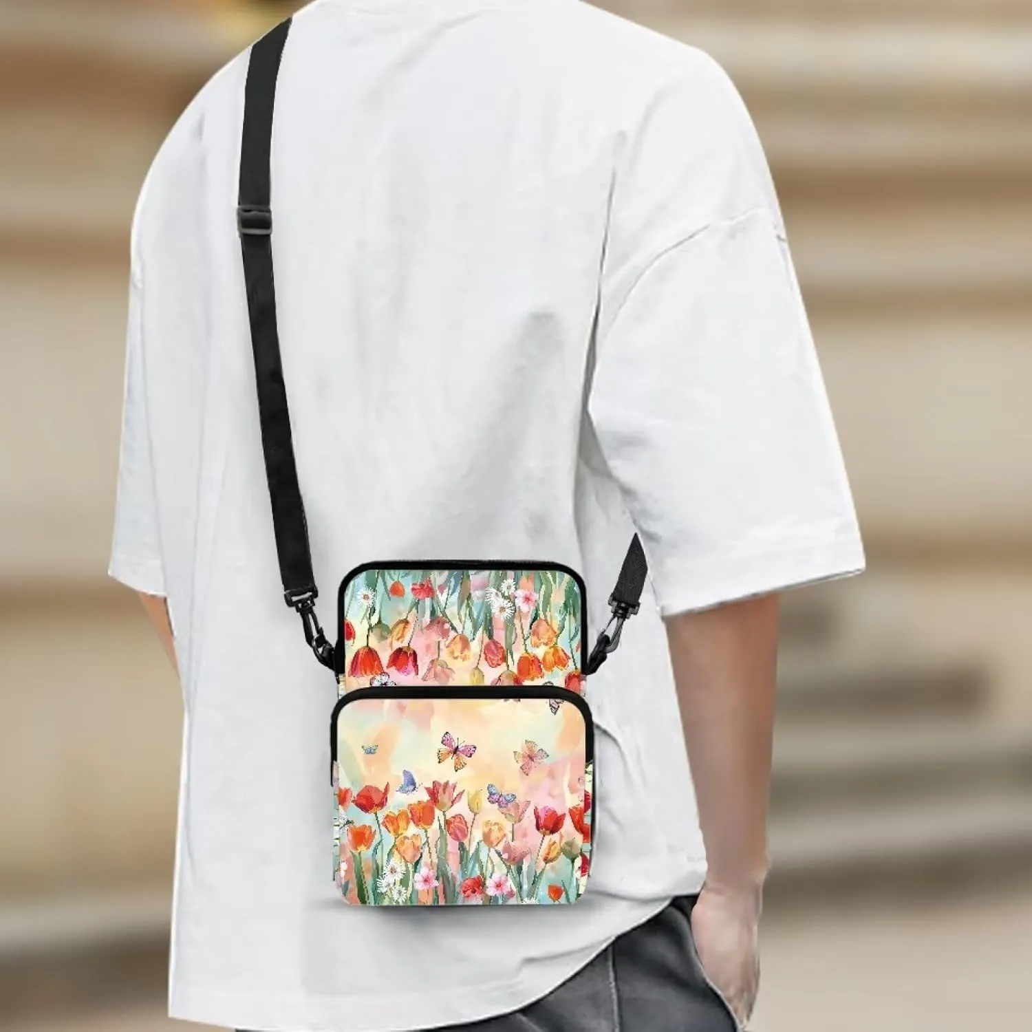 Crossbody Bag for Men Small Cell Phone Purse Wallet Women Shoulder Handbag Travel Gym Bag