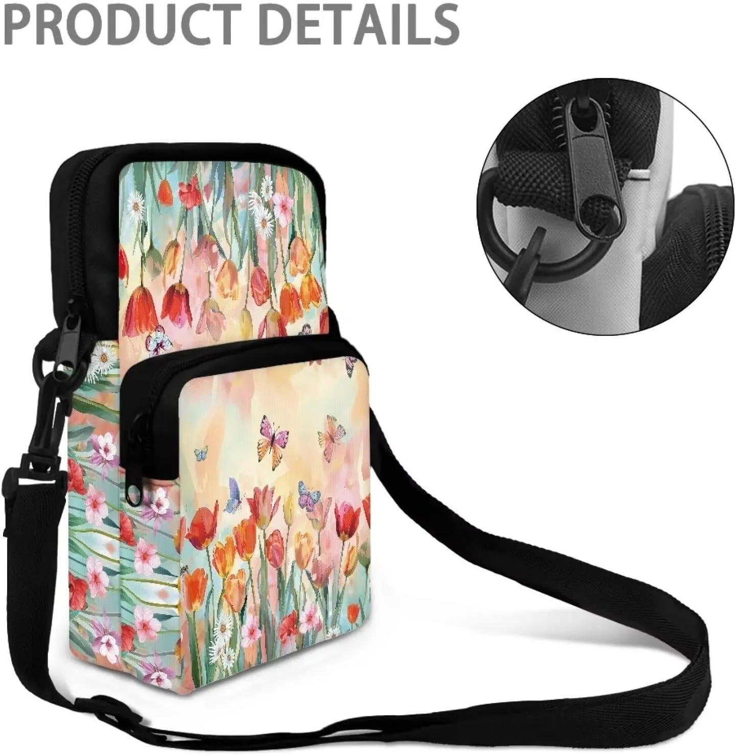 Crossbody Bag for Men Small Cell Phone Purse Wallet Women Shoulder Handbag Travel Gym Bag