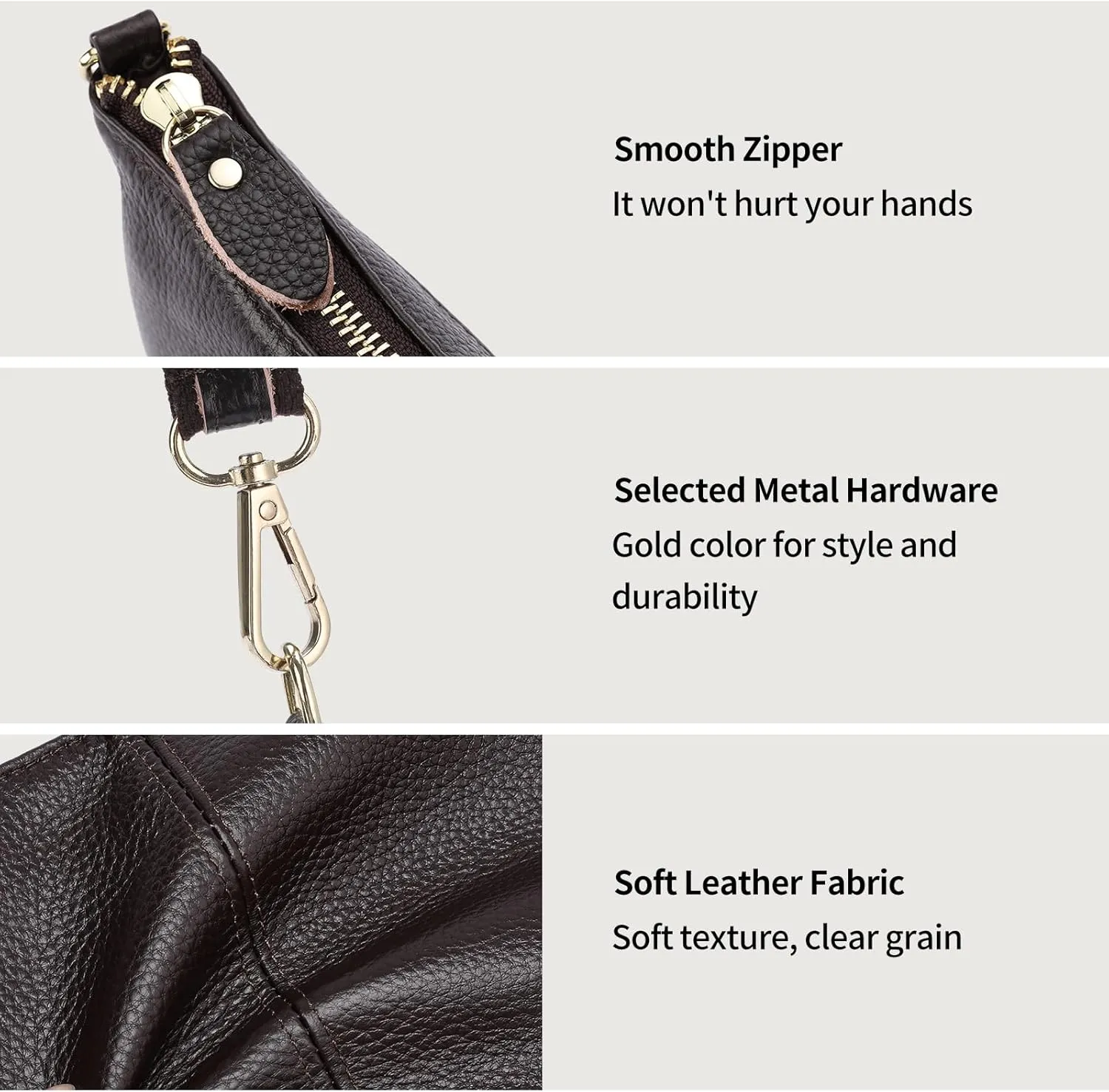 Crossbody Bag for Women, Vegan Leather Top Handle Handbags Small Shoulder Purse