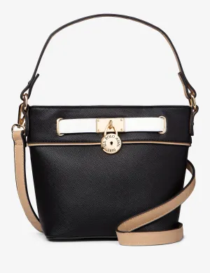 CROSSBODY BAG WITH BELTED LOCK