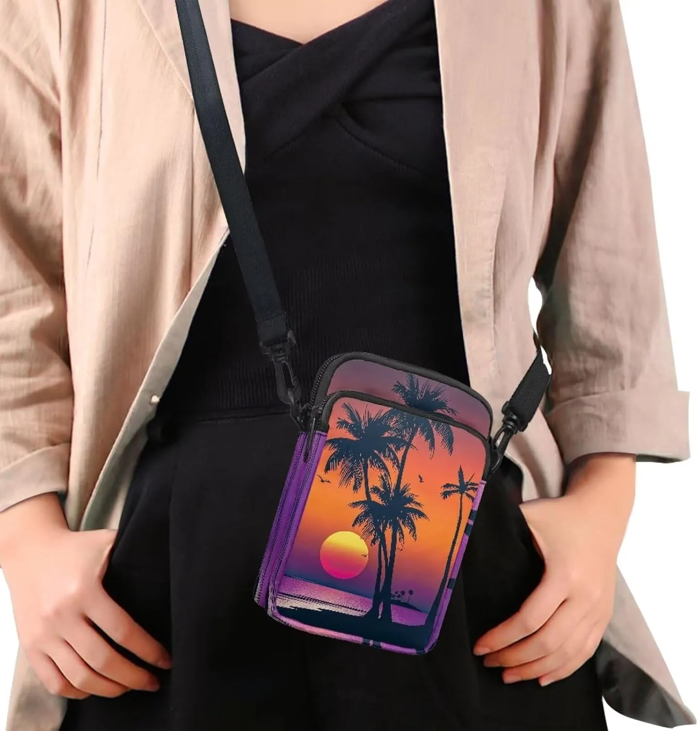 Crossbody Bags for Women Personalised Phone Purse Sling Coin Wallet Casual Messenger Bag