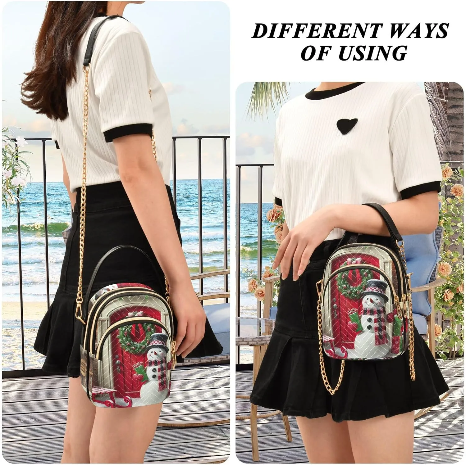 Crossbody Bags for Women Quilted Purse Crossbody