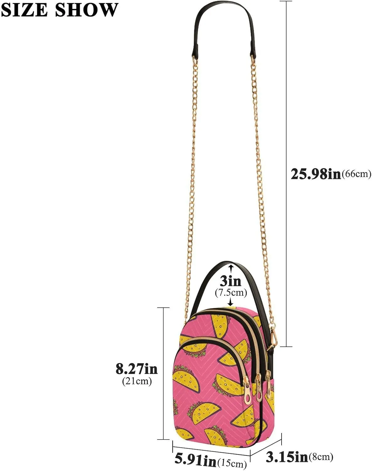 Crossbody Bags for Women Space Quilted Chain Crossbody Purses Trendy Cross Body Phone Purse Handbag