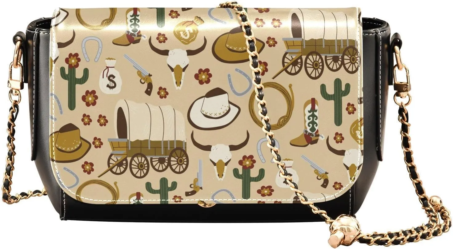 Crossbody Bags for Women Trendy Women's Black Shoulder Bag Small PU Leather Flap Cross Body Bag Handbags