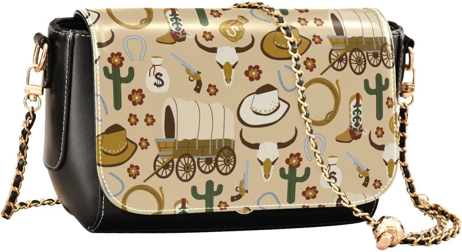 Crossbody Bags for Women Trendy Women's Black Shoulder Bag Small PU Leather Flap Cross Body Bag Handbags
