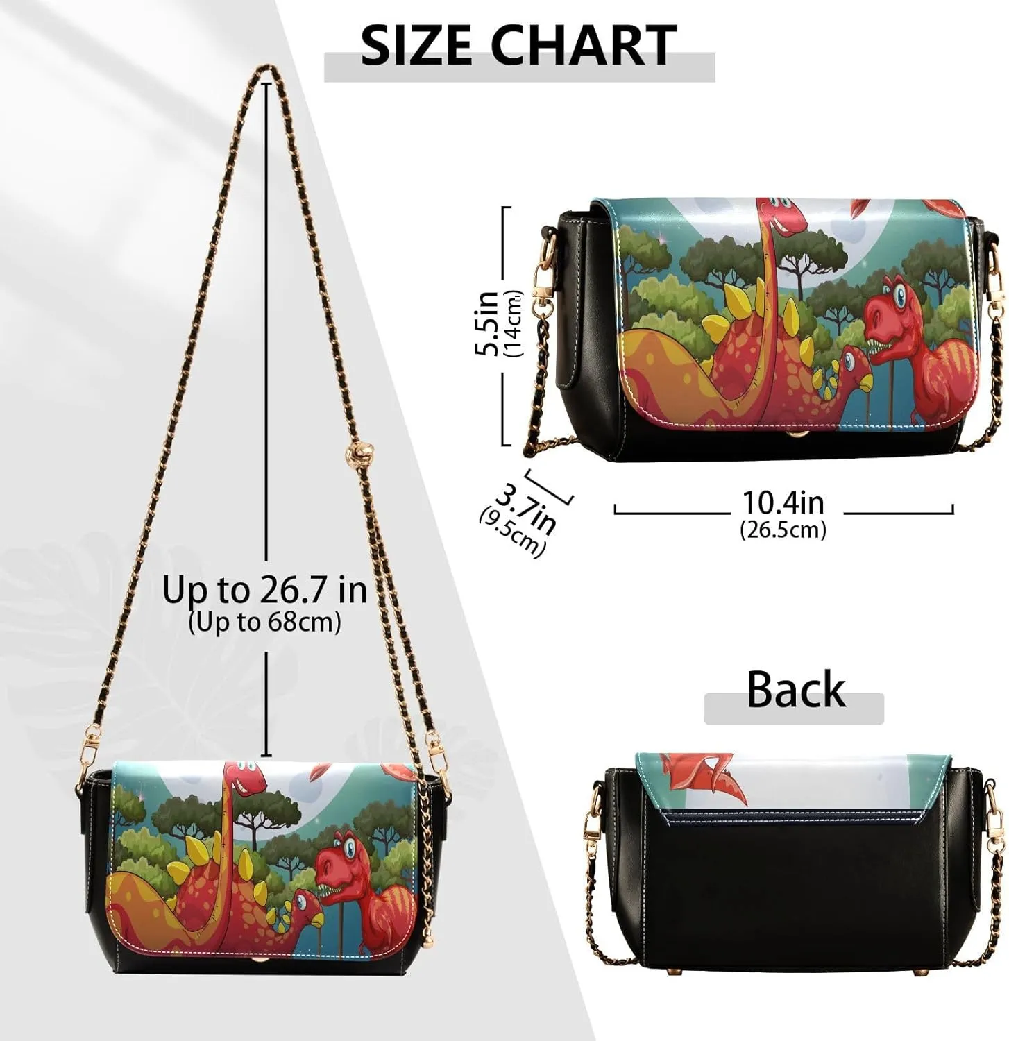 Crossbody Bags for Women Trendy Women's Black Shoulder Bag Small PU Leather Flap Cross Body Bag Handbags