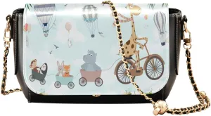 Crossbody Bags for Women Trendy Women's Black Shoulder Bag Small PU Leather Flap Cross Body Bag Handbags