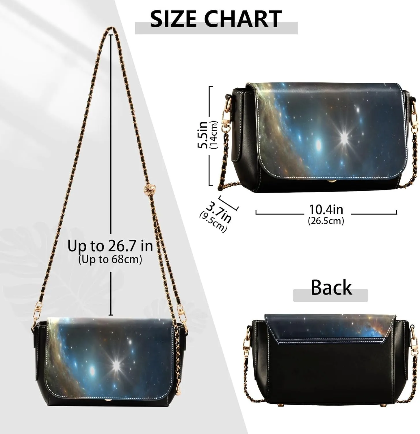 Crossbody Bags for Women Trendy Women's Black Shoulder Bag Small PU Leather Flap Cross Body Bag Handbags