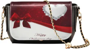 Crossbody Bags for Women Trendy Women's Black Shoulder Bag Small PU Leather Flap Cross Body Bag Handbags