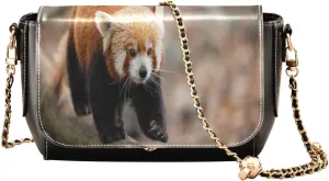 Crossbody Bags for Women Trendy Women's Black Shoulder Bag Small PU Leather Flap Cross Body Bag Handbags