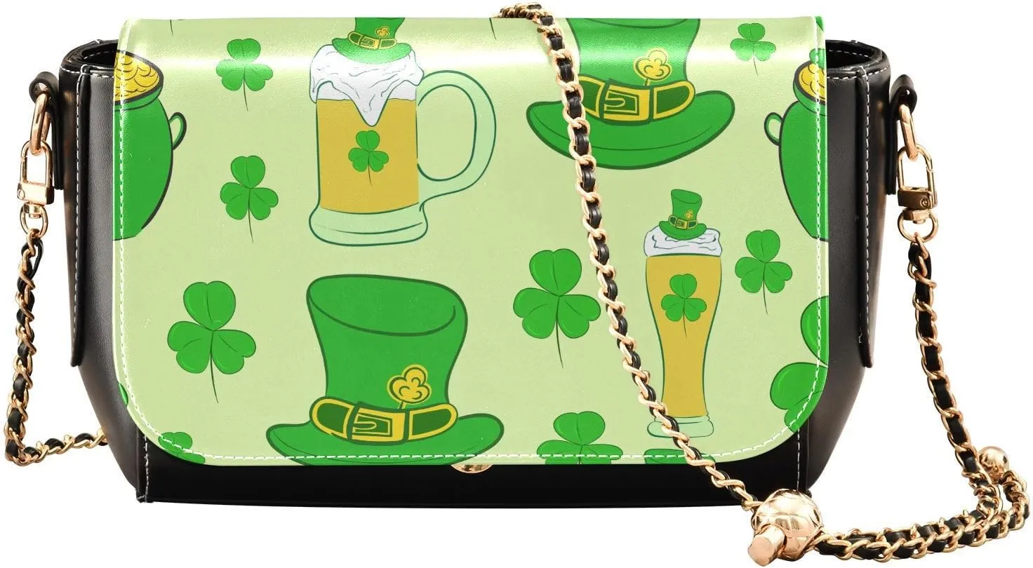 Crossbody Bags for Women Trendy Women's Black Shoulder Bag Small PU Leather Flap Cross Body Bag Handbags
