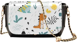 Crossbody Bags for Women Trendy Women's Black Shoulder Bag Small PU Leather Flap Cross Body Bag Handbags
