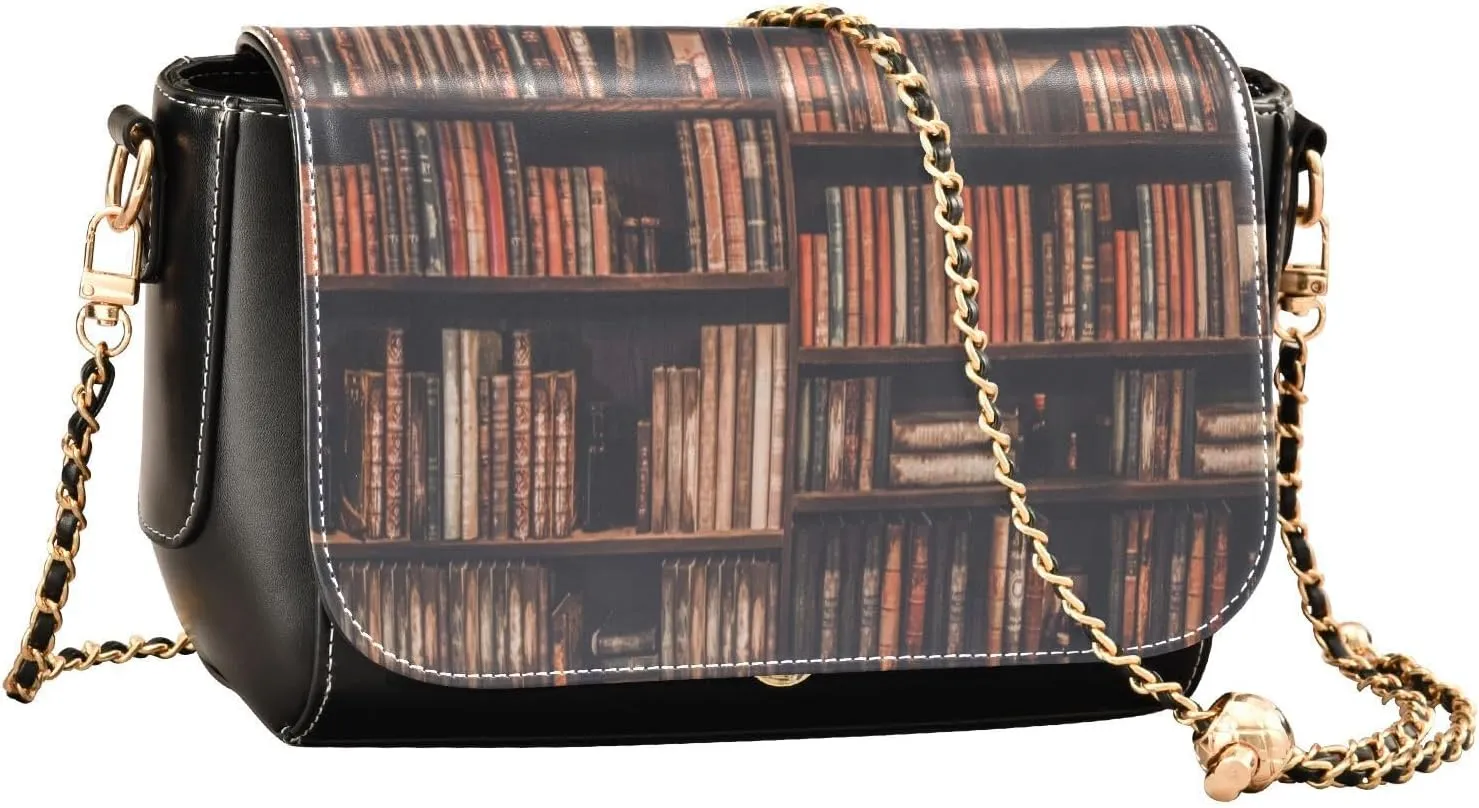 Crossbody Bags for Women Trendy Women's Black Shoulder Bag Small PU Leather Flap Cross Body Bag Handbags