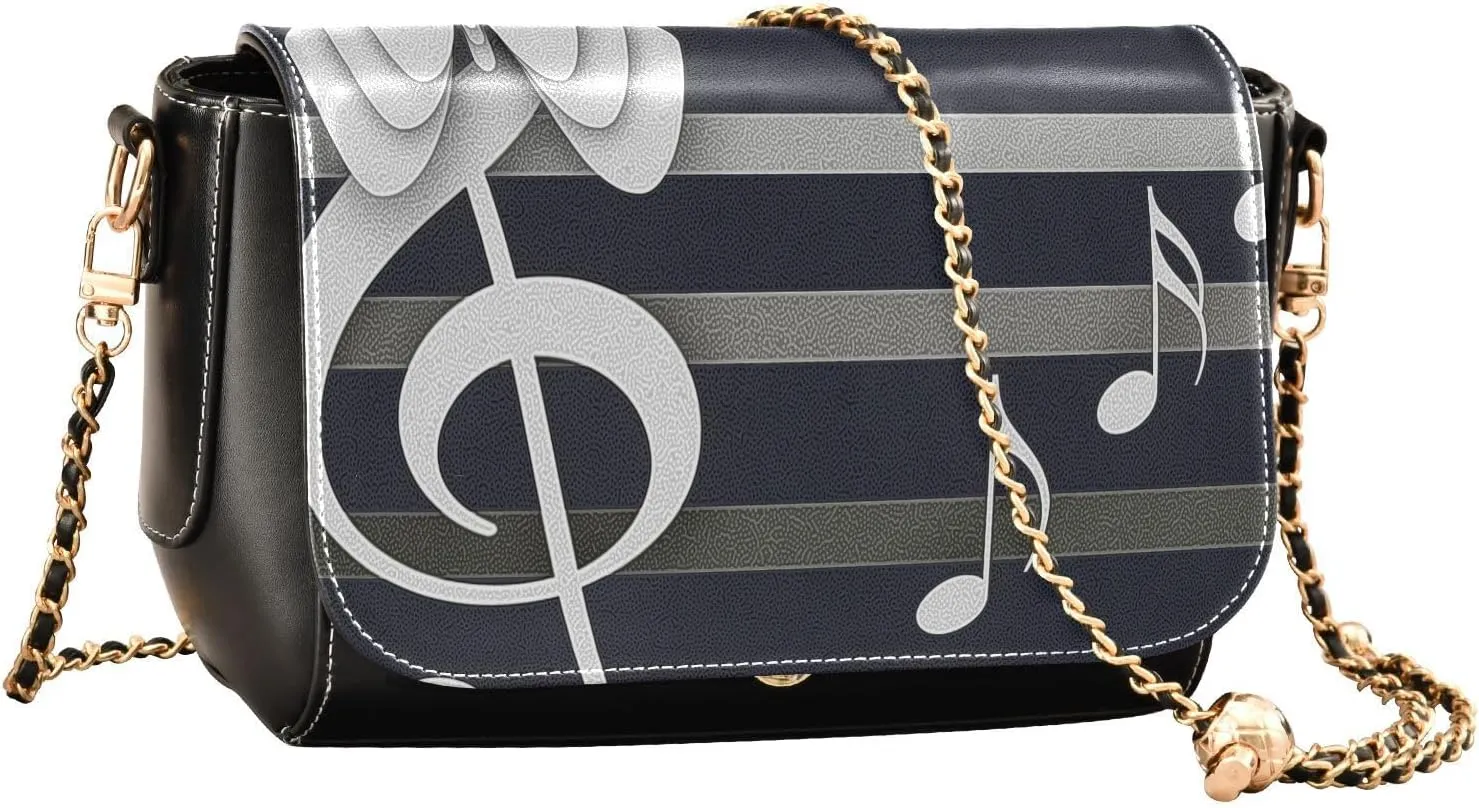 Crossbody Bags for Women Trendy Women's Black Shoulder Bag Small PU Leather Flap Cross Body Bag Handbags