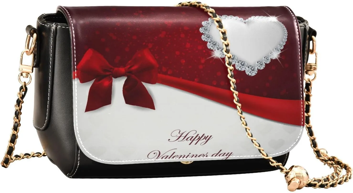 Crossbody Bags for Women Trendy Women's Black Shoulder Bag Small PU Leather Flap Cross Body Bag Handbags