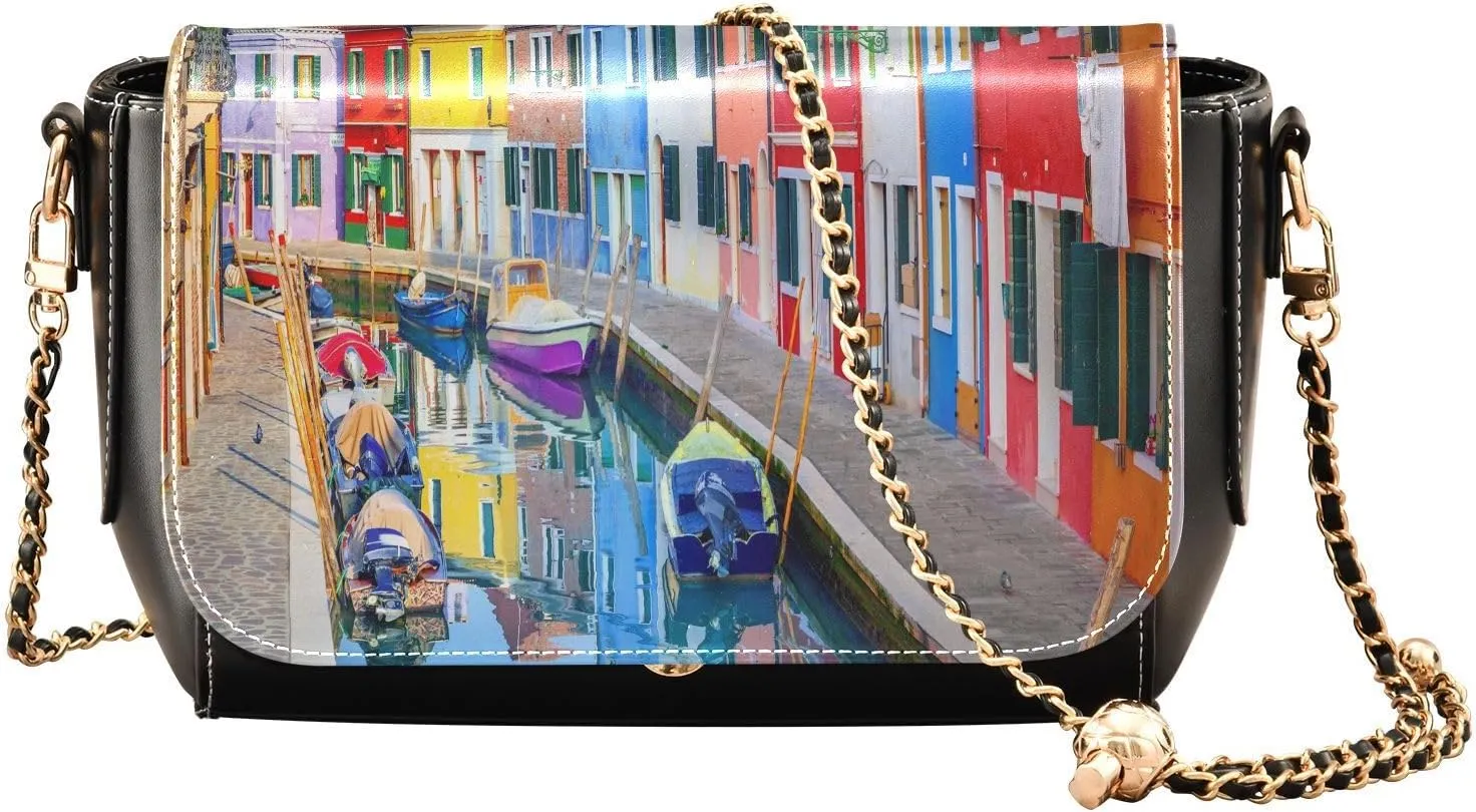 Crossbody Bags for Women Trendy Women's Black Shoulder Bag Small PU Leather Flap Cross Body Bag Handbags