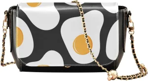 Crossbody Bags for Women Trendy Women's Black Shoulder Bag Small PU Leather Flap Cross Body Bag Handbags