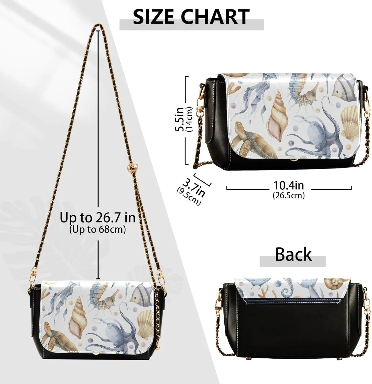Crossbody Bags for Women Trendy Women's Black Shoulder Bag Small PU Leather Flap Cross Body Bag Handbags