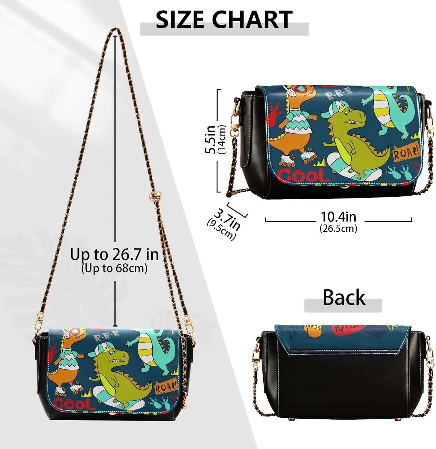 Crossbody Bags for Women Trendy Women's Black Shoulder Bag Small PU Leather Flap Cross Body Bag Handbags