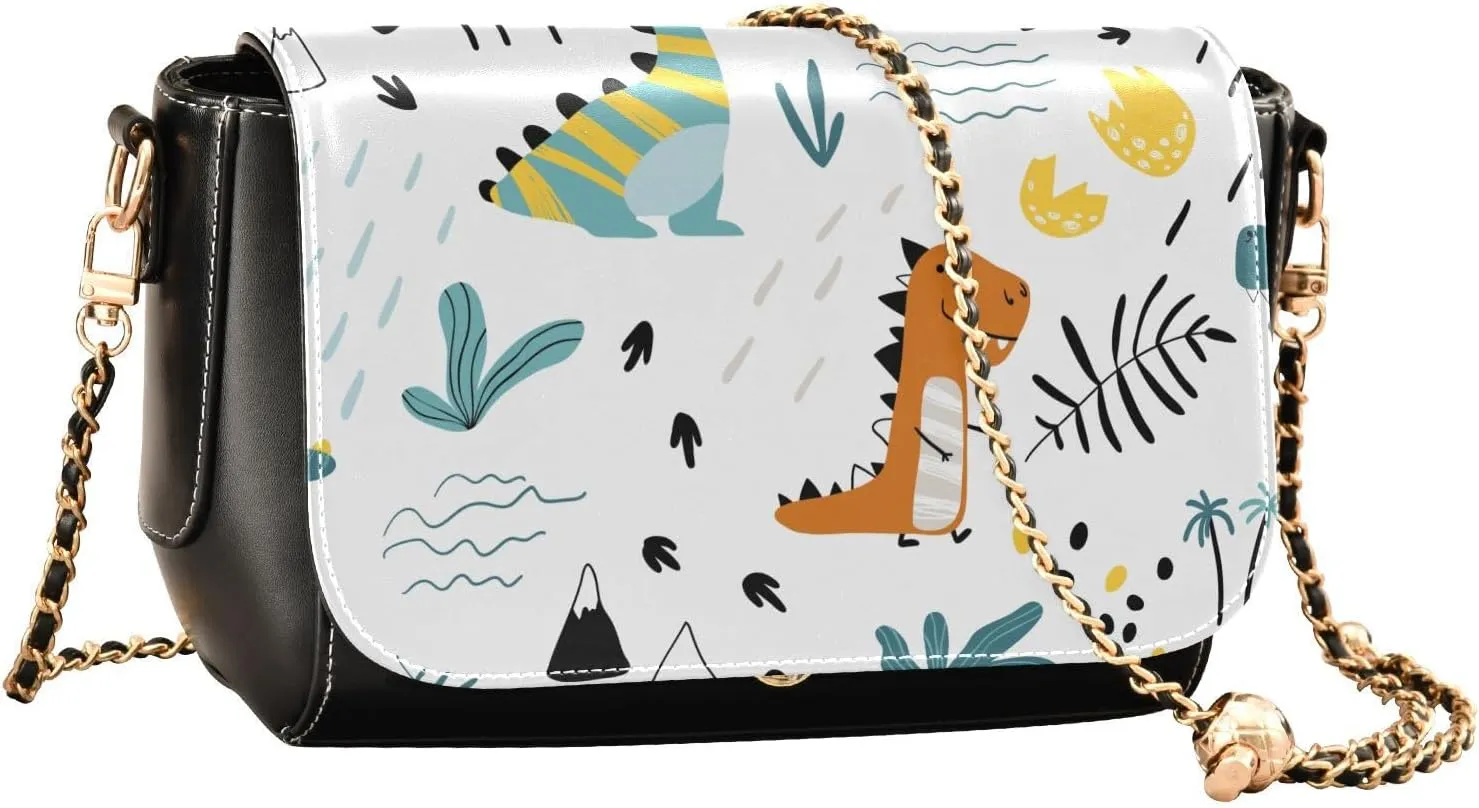 Crossbody Bags for Women Trendy Women's Black Shoulder Bag Small PU Leather Flap Cross Body Bag Handbags