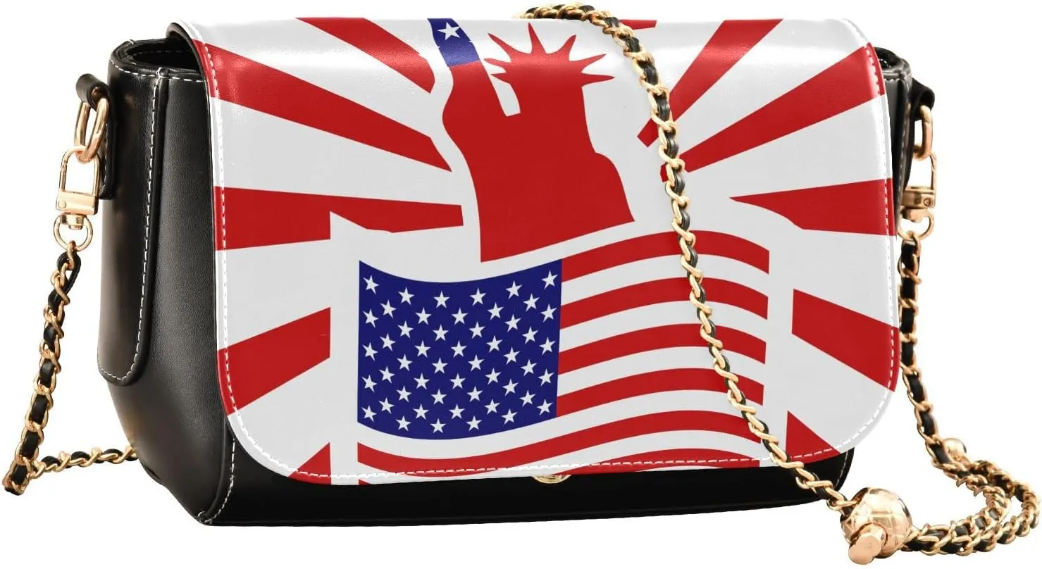 Crossbody Bags for Women Trendy Women's Black Shoulder Bag Small PU Leather Flap Cross Body Bag Handbags