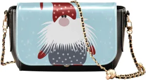 Crossbody Bags for Women Trendy Women's Black Shoulder Bag Small PU Leather Flap Cross Body Bag Handbags