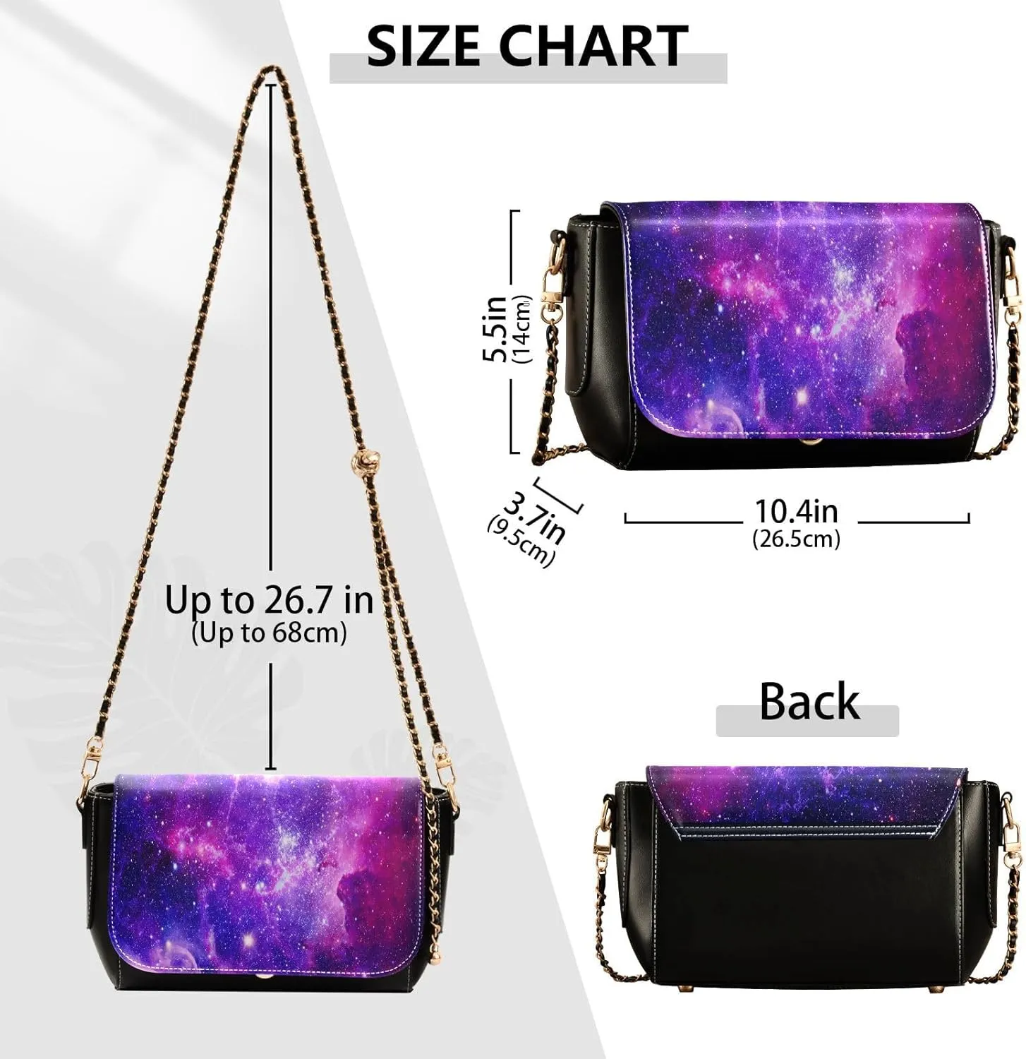 Crossbody Bags for Women Trendy Women's Black Shoulder Bag Small PU Leather Flap Cross Body Bag Handbags