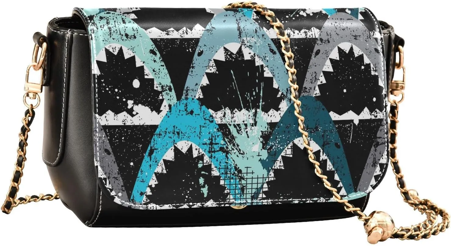 Crossbody Bags for Women Trendy Women's Black Shoulder Bag Small PU Leather Flap Cross Body Bag Handbags