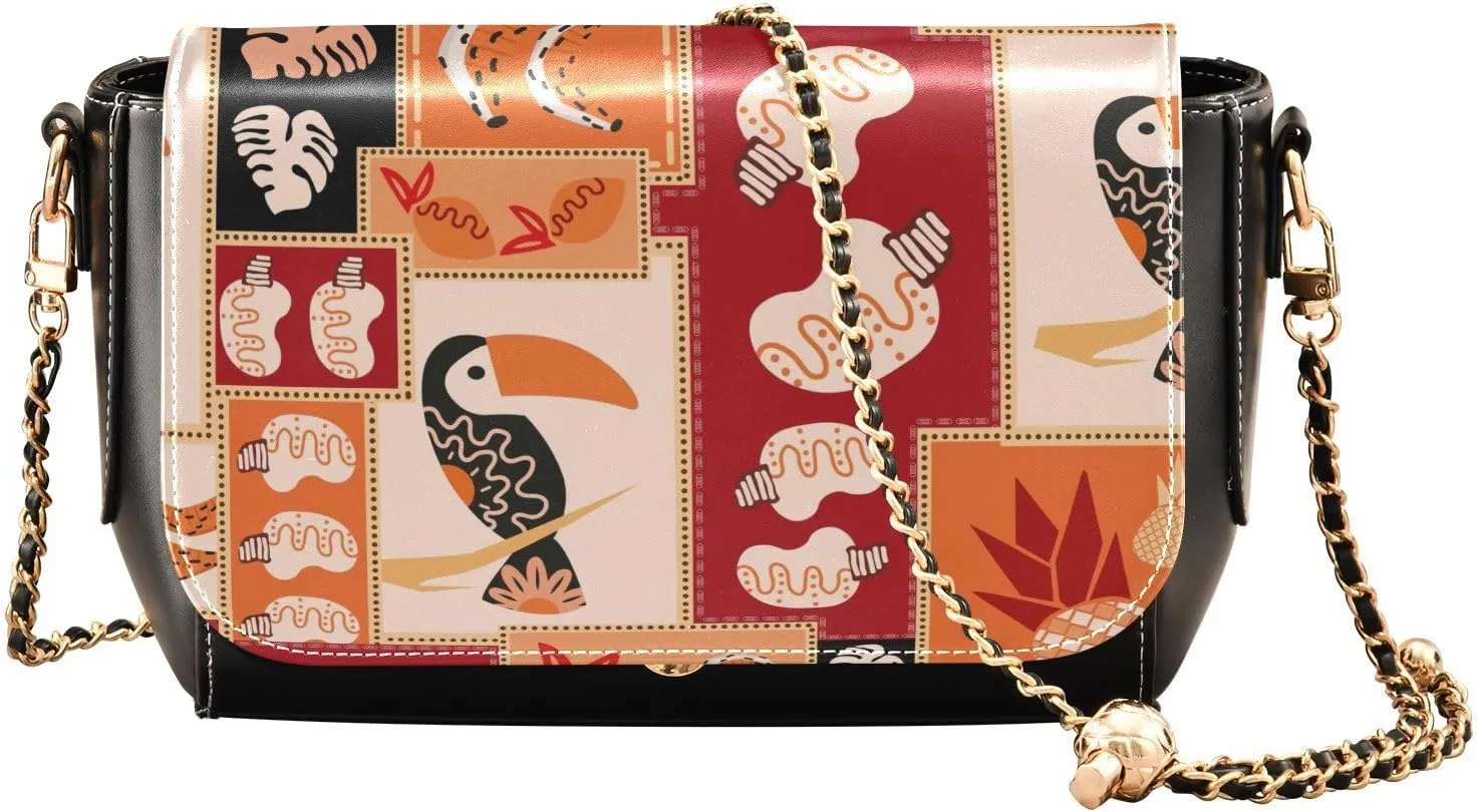 Crossbody Bags for Women Trendy Women's Black Shoulder Bag Small PU Leather Flap Cross Body Bag Handbags