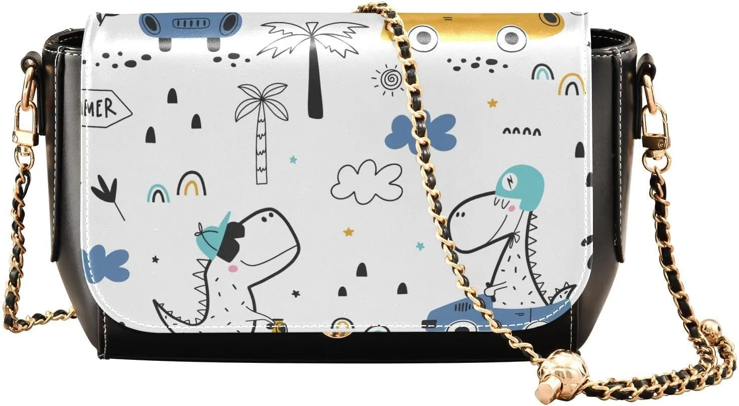 Crossbody Bags for Women Trendy Women's Black Shoulder Bag Small PU Leather Flap Cross Body Bag Handbags