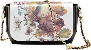 Crossbody Bags for Women Trendy Women's Black Shoulder Bag Small PU Leather Flap Cross Body Bag Handbags