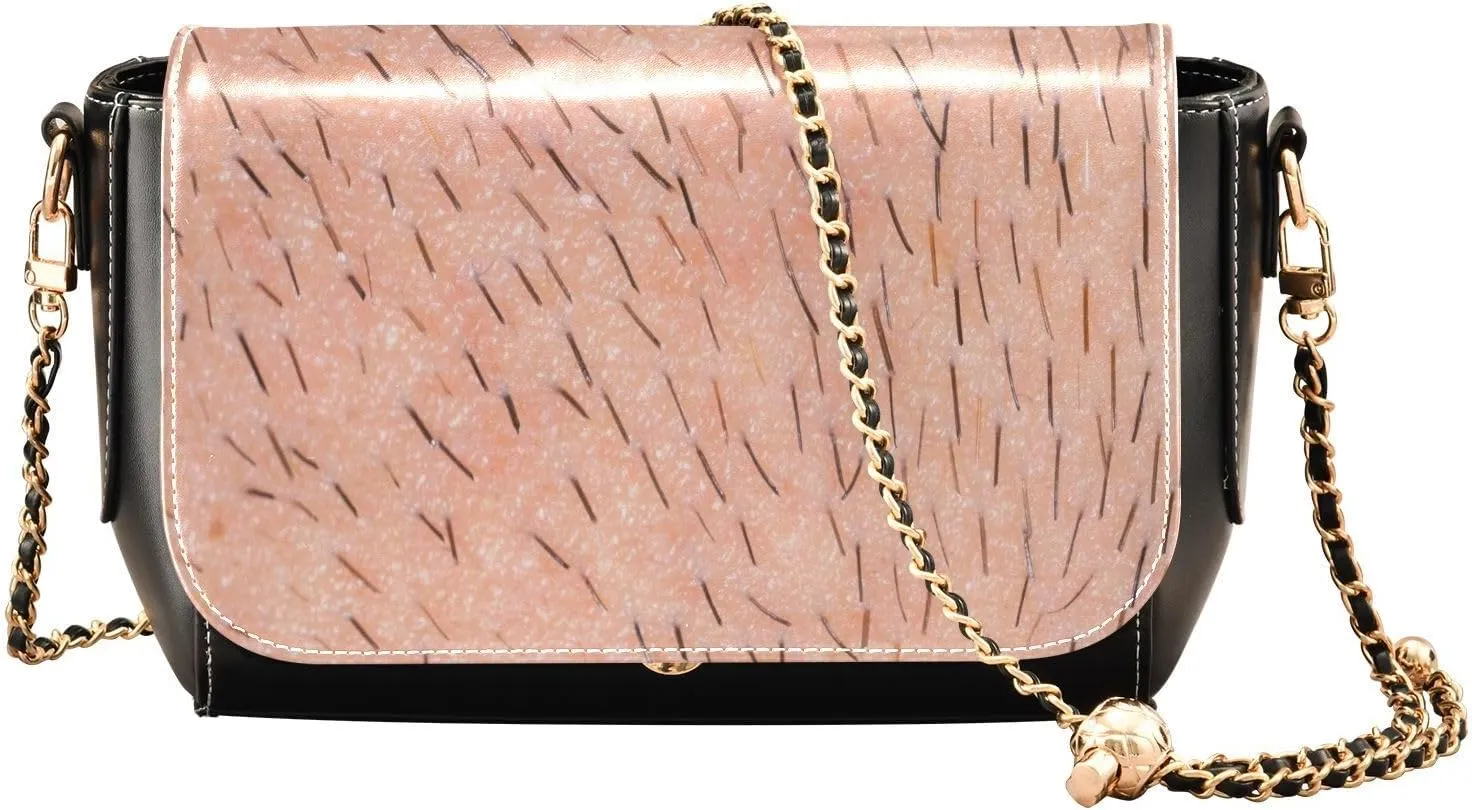 Crossbody Bags for Women Trendy Women's Black Shoulder Bag Small PU Leather Flap Cross Body Bag Handbags