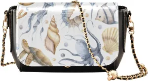 Crossbody Bags for Women Trendy Women's Black Shoulder Bag Small PU Leather Flap Cross Body Bag Handbags
