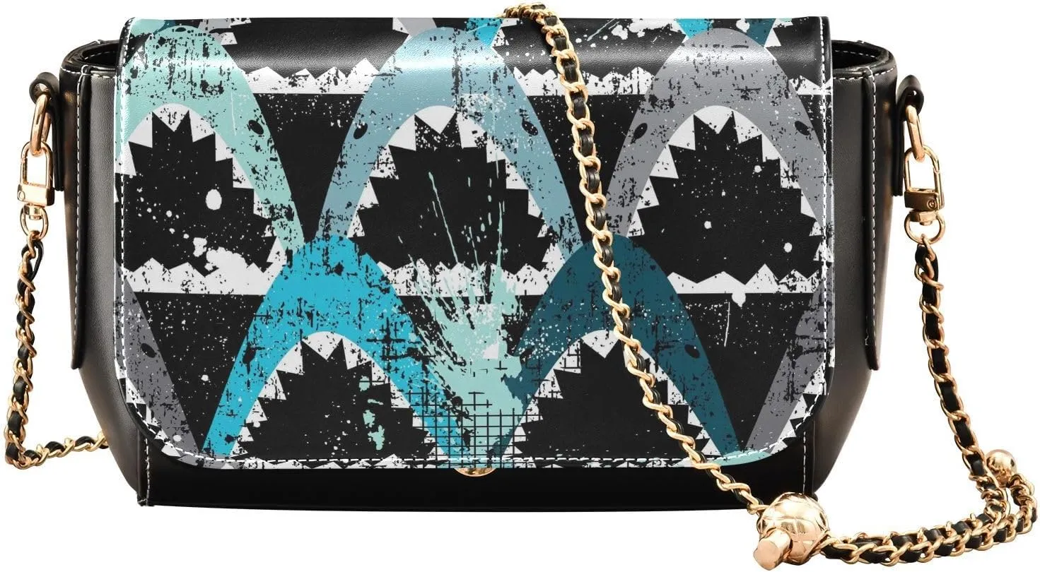 Crossbody Bags for Women Trendy Women's Black Shoulder Bag Small PU Leather Flap Cross Body Bag Handbags