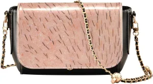 Crossbody Bags for Women Trendy Women's Black Shoulder Bag Small PU Leather Flap Cross Body Bag Handbags