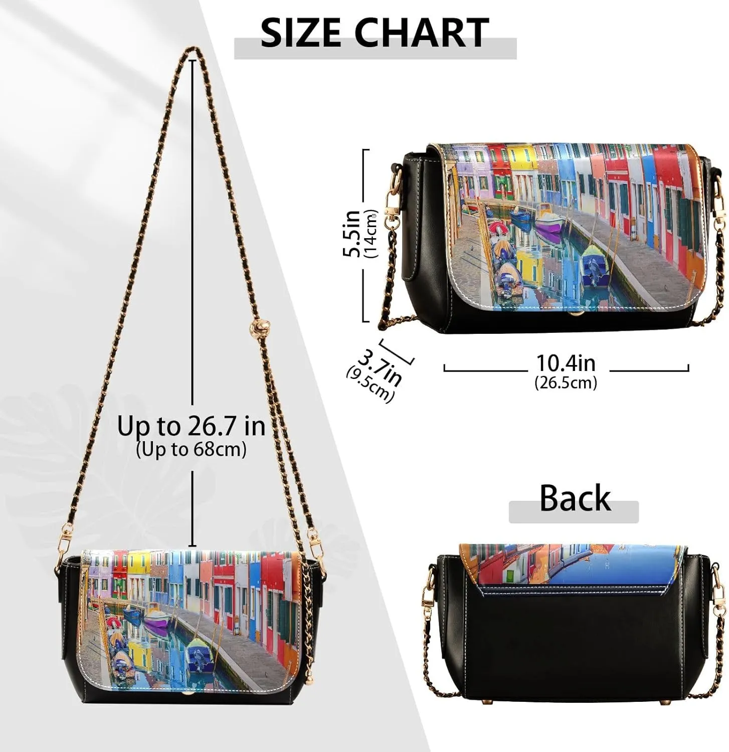 Crossbody Bags for Women Trendy Women's Black Shoulder Bag Small PU Leather Flap Cross Body Bag Handbags