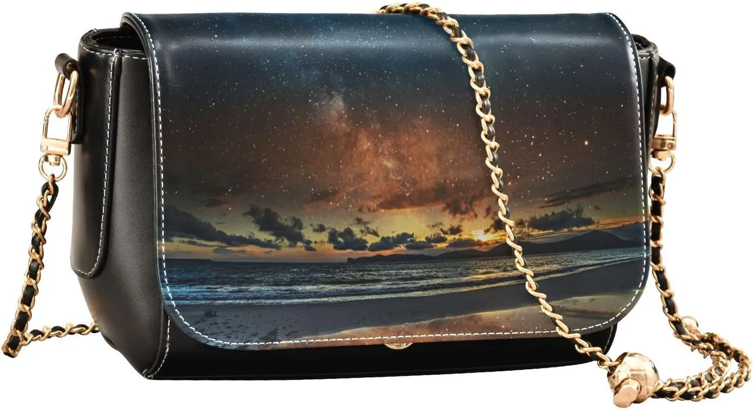 Crossbody Bags for Women Trendy Women's Black Shoulder Bag Small PU Leather Flap Cross Body Bag Handbags