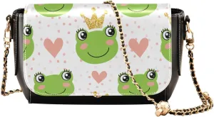 Crossbody Bags for Women Trendy Women's Black Shoulder Bag Small PU Leather Flap Cross Body Bag Handbags